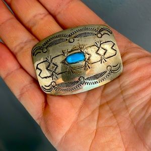 Turquoise belt buckle
